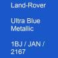 Preview: Land-Rover, Ultra Blue Metallic, 1BJ / JAN / 2167.